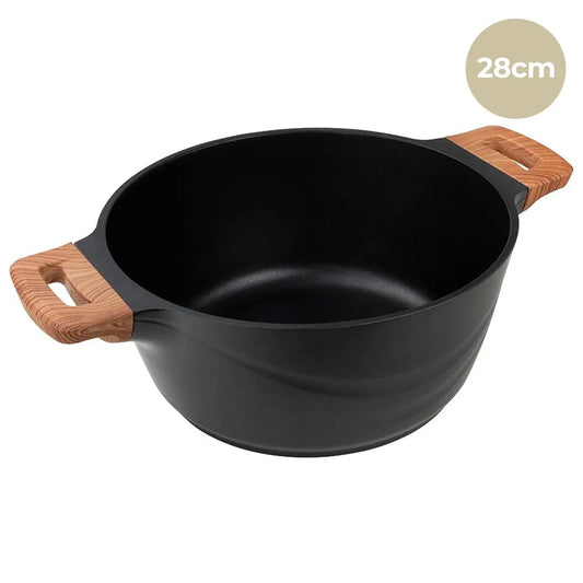 Kleva Diamond Earth 28cm Casserole Stew Pot KDEPOT28