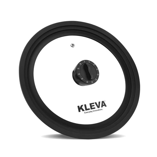 Kleva Universal Glass Lid with Detachable Timer Knob KULTIMER01
