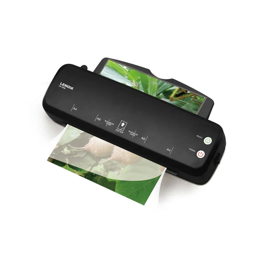 Lenoxx Hot  Laminator A4, 2 Rollers, Max Thickness 80-125 Micron Black  LA-3306
