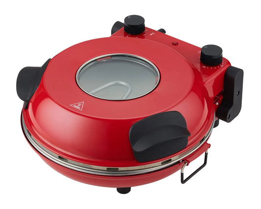 Healhty Choice 12-inch Electric Pizza Oven - Red POR400