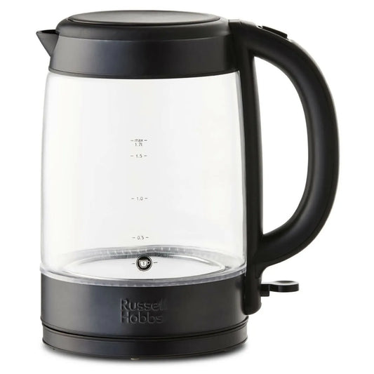 Russell Hobbs Brooklyn Glass Kettle - Black Stainless Steel  RHK172BCH