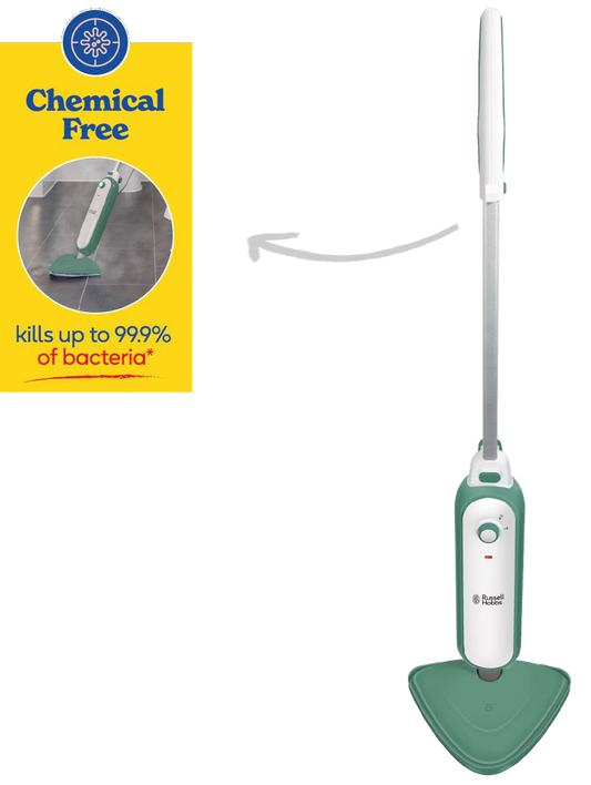 Russell Hobbs Steam and Clean Steam Mop - Sage Green RHSM1001-SG-AU