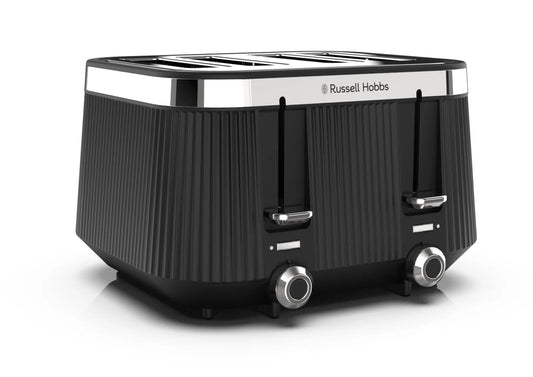 Russell Hobbs Bronte 4 Slice Toaster - Black RHT2677BLK