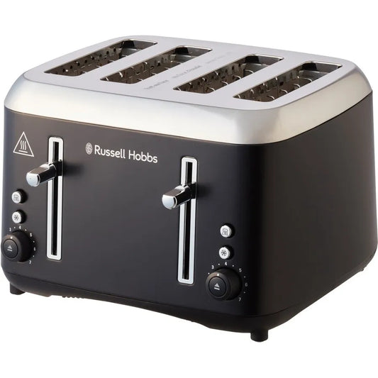 Russell Hobbs Addison 4 Slice Toaster - Matte Black RHT514BLK