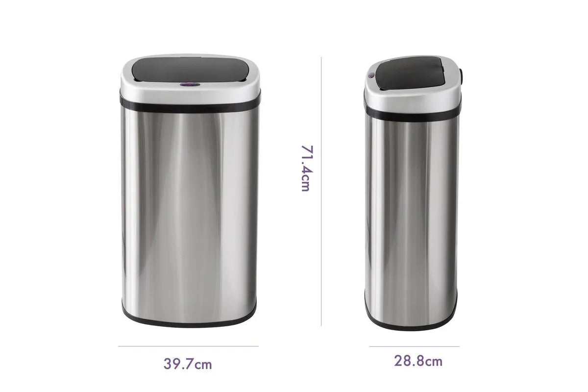 Lenoxx 60L Motion Sensor Rubbish Bin - Stainless Steel SB60