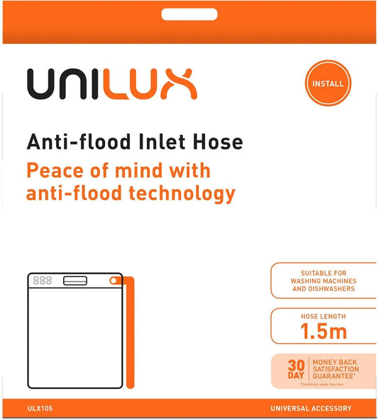 Unilux Anti-Flood Inlet Hose (1.5M) ULX105