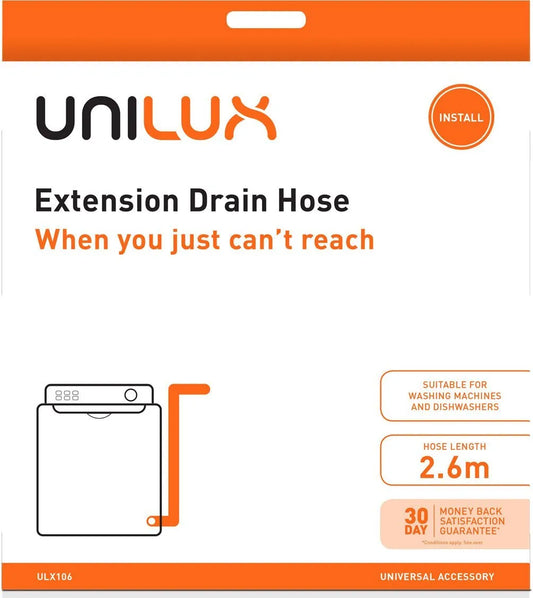 Unilux Extension Drain Hose (2.6M) ULX106