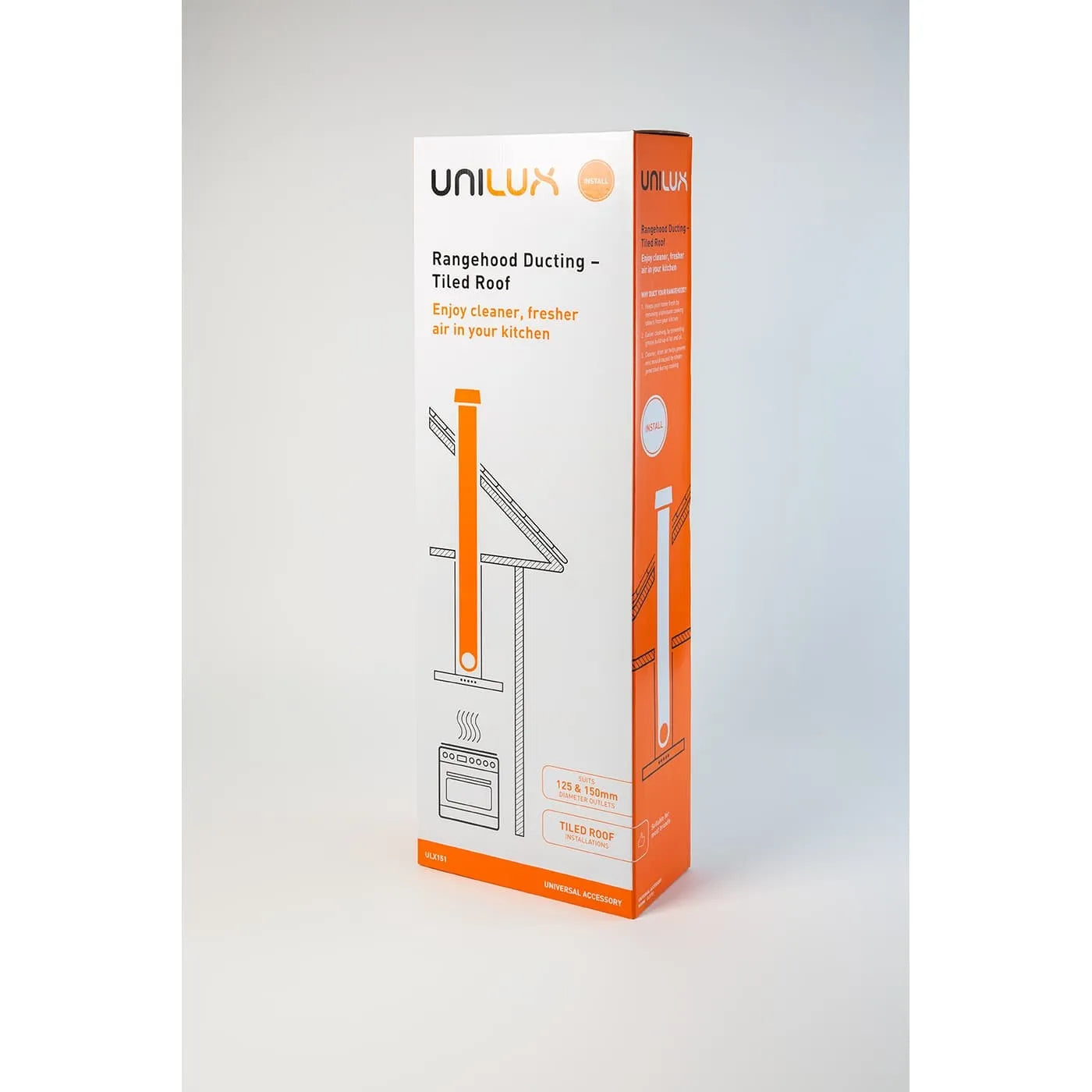Unilux Rangehood Ducting Roof - Tiled ULX151