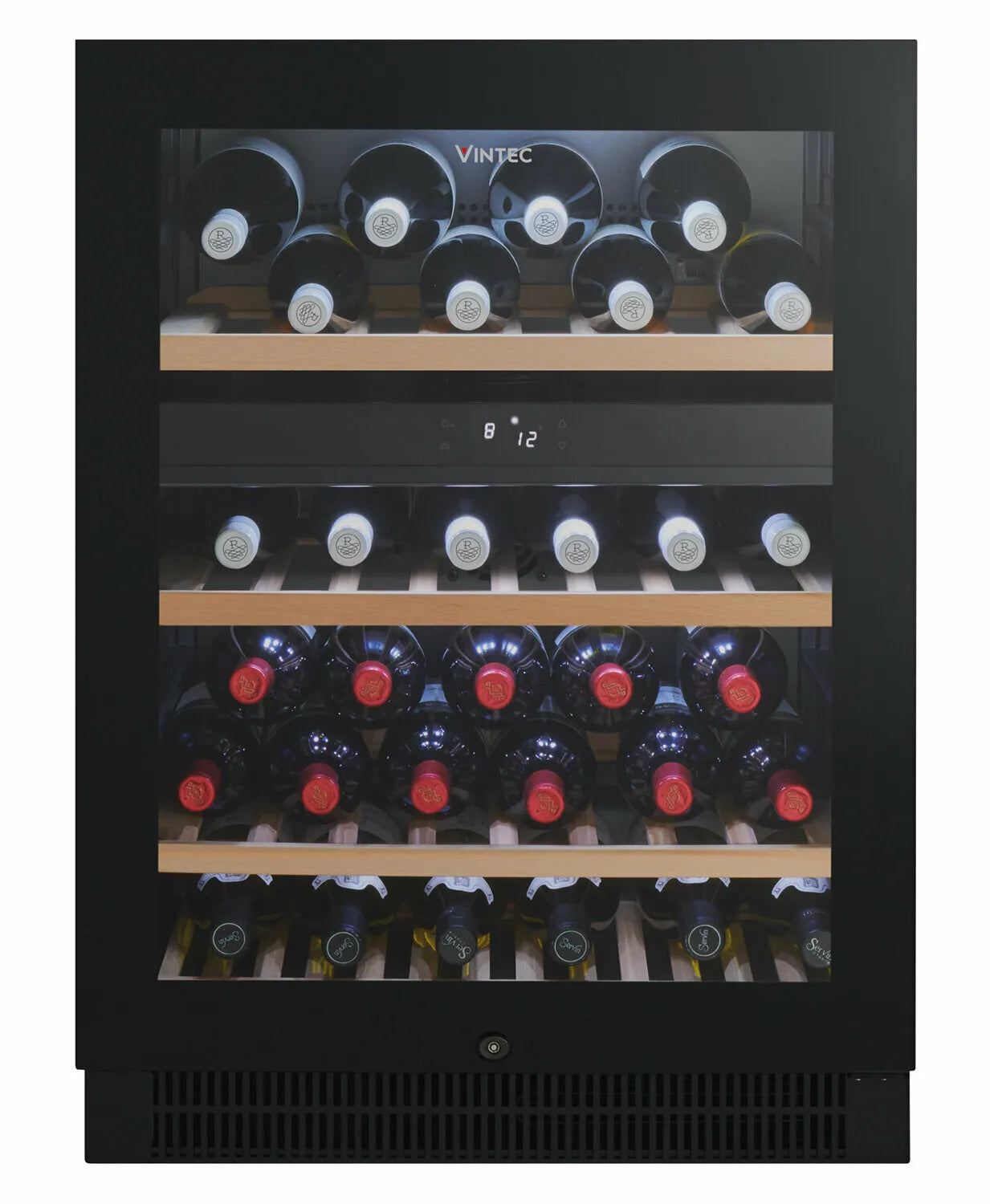 Vintec 50 Bottle Dual Zone Wine Storage Cabinet VWD050SBB-X