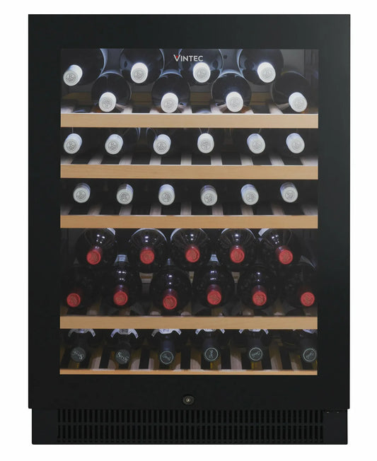 Vintec 50 Bottle Wine Storage Cabinet Black VWS050SBB-X