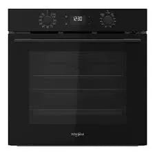 Whirlpool 60cm Multi-Function Hybrid Hydrolytic/Pyrolytic Clean Oven - Black W4OMK58RU1BA
