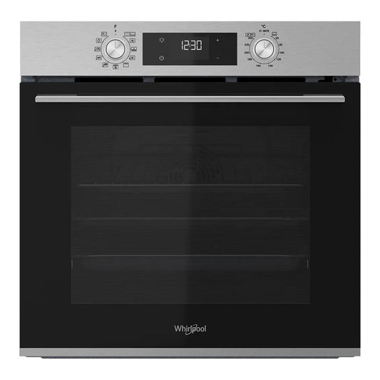 Whirlpool 60cm Multi-Function Hybrid Hydrolytic/Pyrolytic Clean Oven - Stainless Steel W4OMK58RU1XA