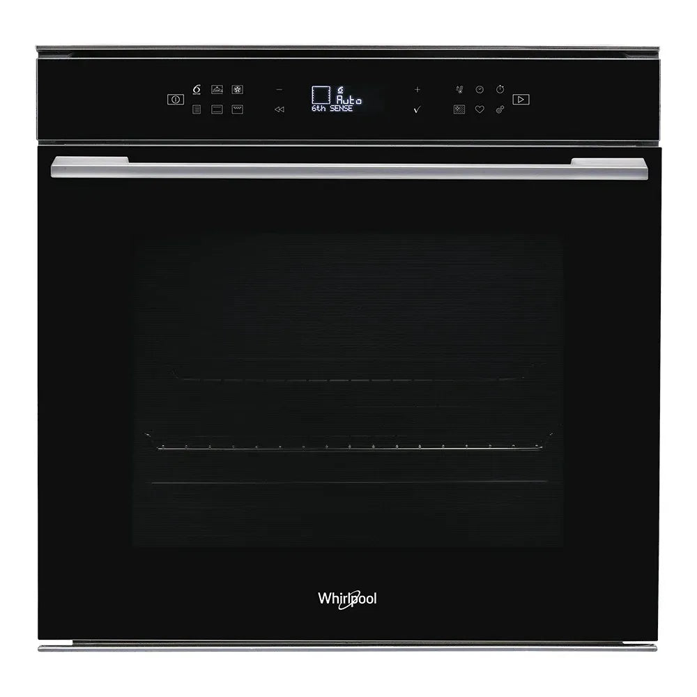 Whirlpool 60cm Multi-Function Pyrolytic Electric Oven - Black W7OM44S1PBLAUS
