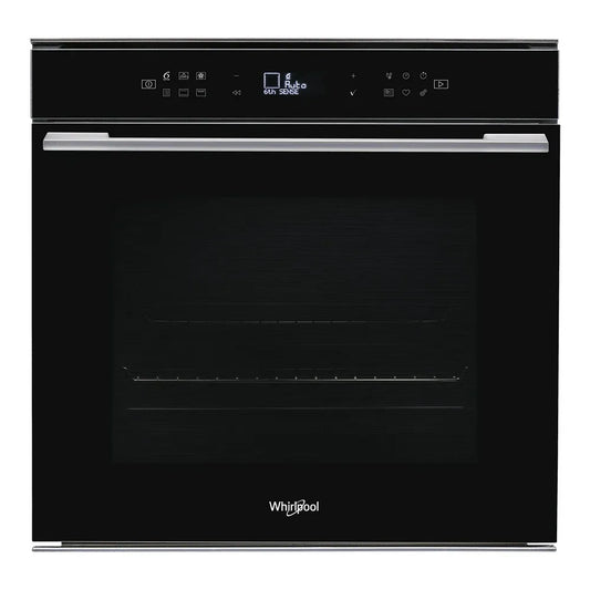 Whirlpool 60cm Multi-Function Pyrolytic Electric Oven - Black W7OM44S1PBLAUS