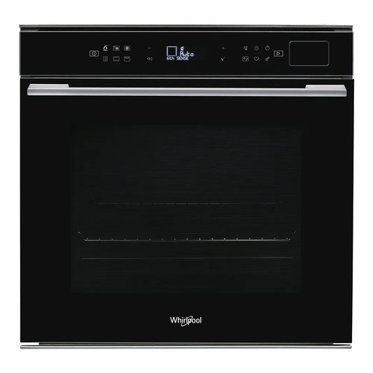 Whirlpool 60cm Multi-Function Pyrolytic Electric Oven - Black W7OSPBLAUS