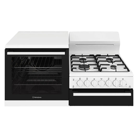 Westinghouse 110cm Elevated Natural Gas Conventional Oven/Stove WDG110WCNG-L