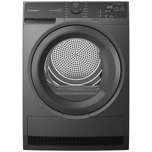 Westinghouse 8kg EasyCare 700 Series Heat Pump - Metallic Grey WDH804N8SA