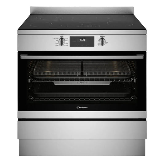 Westinghouse 90cm Electric Freestanding Cooker with AirFry - Stainless Steel WFE9546SD