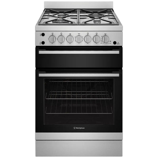 Westinghouse 60cm All Gas Freestanding Stove/Oven - Stainless Steel WFG612SCH