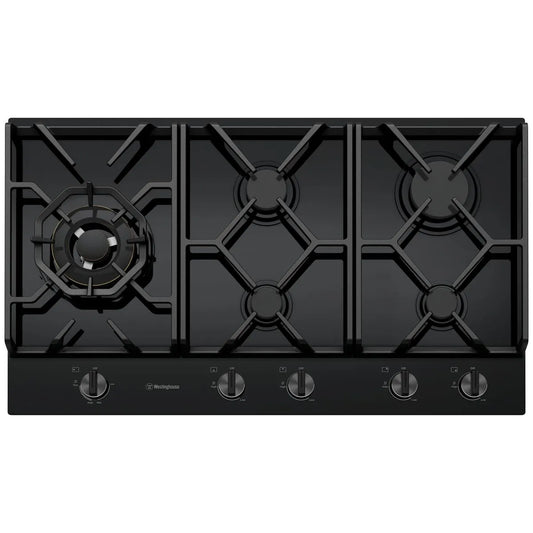 Westinghouse 90cm 5 Burner Gas Cooktop WHG959BD