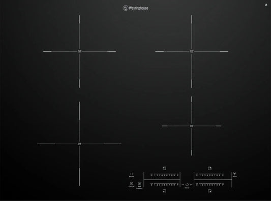 Westinghouse 70cm 4 Zone Induction Cooktop with Hob2Hood WHI743BD