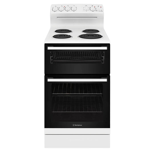 Westinghouse 54cm Freestanding Electric Fan Forced Oven/Stove - White WLE522WC