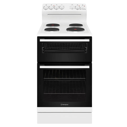 Westinghouse 54cm Freestanding Fan Forced Electric Oven/Stove - White WLE532WC