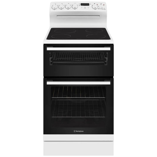 Westinghouse 54cm Electric Freestanding Oven/Stove - White WLE543WCB