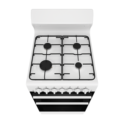Westinghouse 54cm Freestanding Gas Oven/Stove - White WLG610WCH