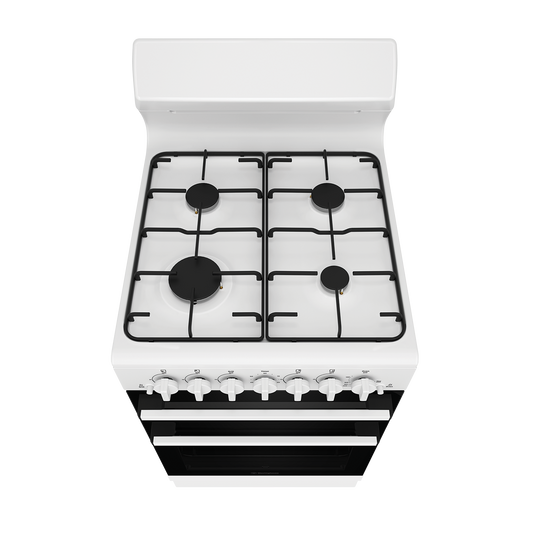 Westinghouse 54cm Freestanding Gas Oven/Stove - White WLG610WCH