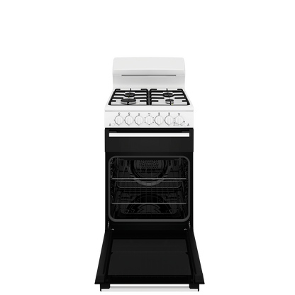 Westinghouse 54cm Freestanding Gas Oven/Stove - White WLG610WCH