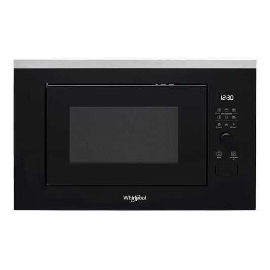 Whirlpool 25L Built-In Microwave - Black WMF250GAUS