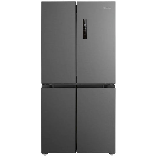 Westinghouse 496L French Quad Door Fridge - Charcoal Matte Black WQE4900BA