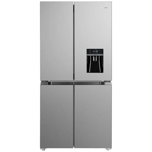 Westinghouse 492L French Quad Door Fridge with Non-Plumbed Water Dispenser - Silver WQE4960AA