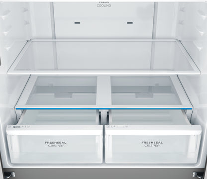 Westinghouse 564L French Quad Door Fridge - Matte Charcoal Black WQE5600BB