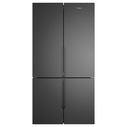 Westinghouse 564L French Quad Door Fridge - Matte Charcoal Black WQE5600BB