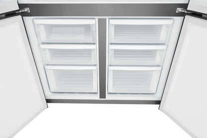 Westinghouse 564L French Quad Door Fridge - Matte Charcoal Black WQE5600BB