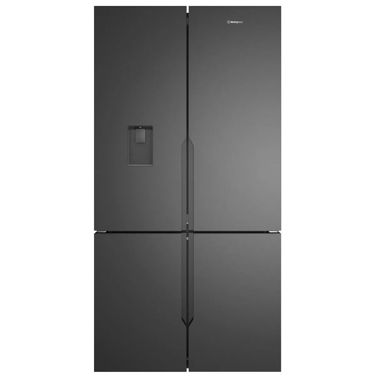 Westinghouse 564L French Quad Door Fridge with Water Dispenser - Matte Black WQE5650BA