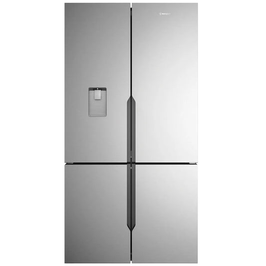 Westinghouse 564L French Quad Door Fridge with Water Dispenser - Stainless Steel WQE5660SA