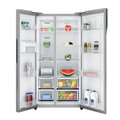 Westinghouse 624L Side by Side Fridge - Silver WSE6200SB