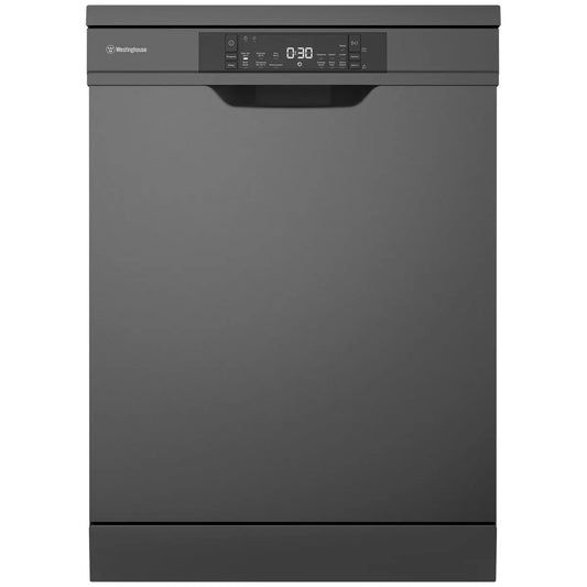 Westinghouse 60cm 15 Place Freestanding Dishwasher - Dark Stainless Steel WSF6606KXB
