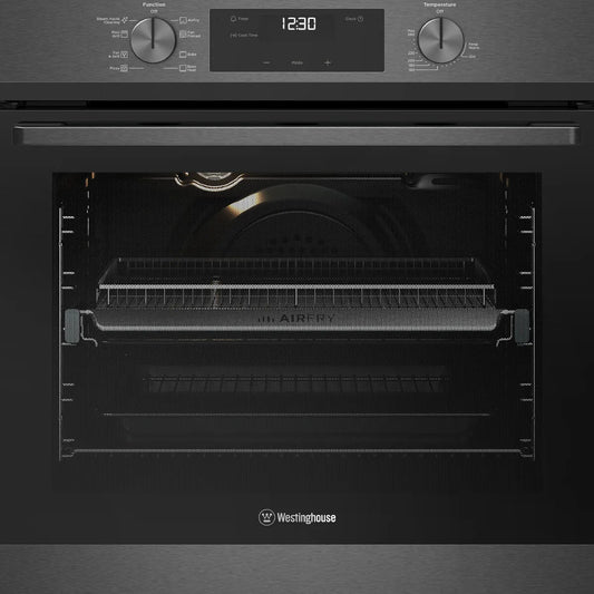 Westinghouse 60cm Multi-Function Oven with AirFry - Dark Stainless Steel WVE6516DD