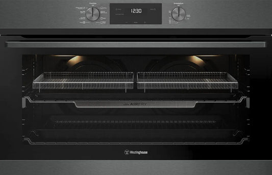 Westinghouse 90cm Multi-Function Oven with AirFry - Dark Stainless Steel WVE9516DD