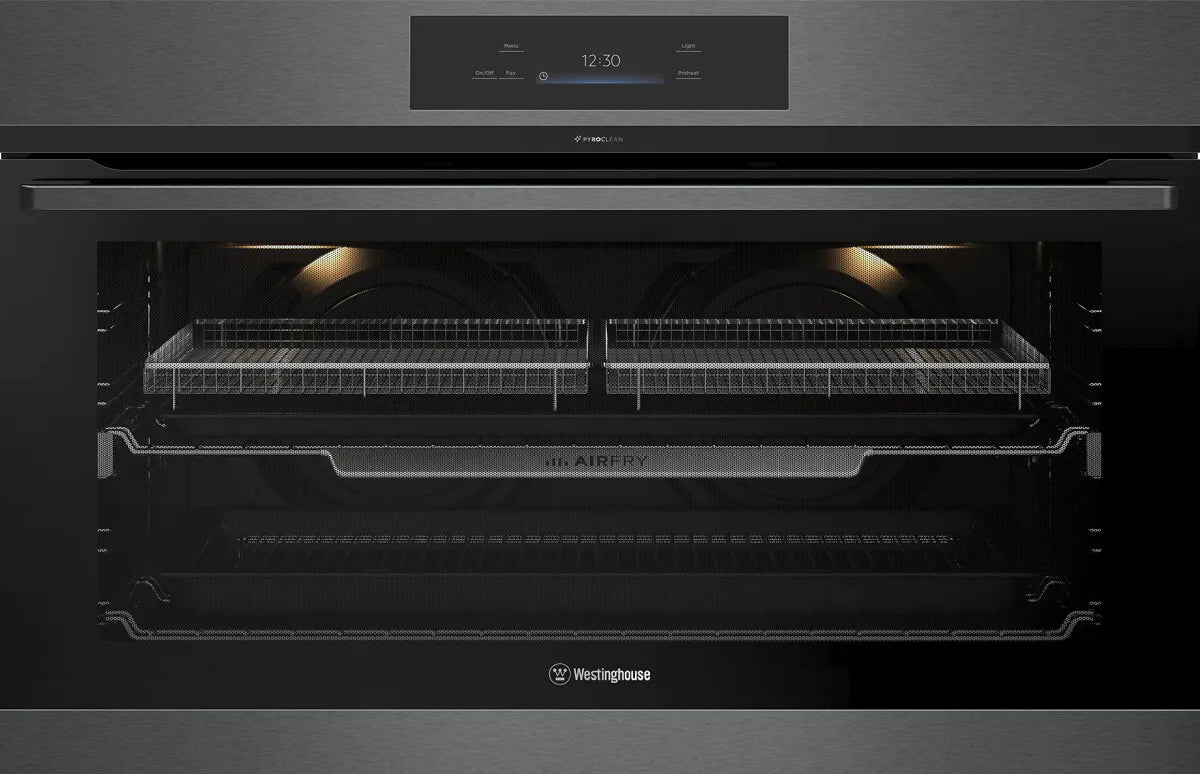 Westinghouse 90cm Multi-Function Pyrolytic Oven and SteamBake - Dark Stainless Steel WVEP9917DD