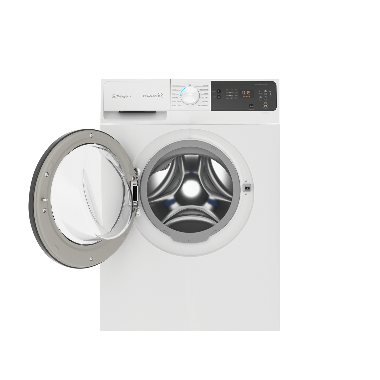 Westinghouse 7.5kg EasyCare 300 Series Front Load Washing Machine - White WWF7524N3WA