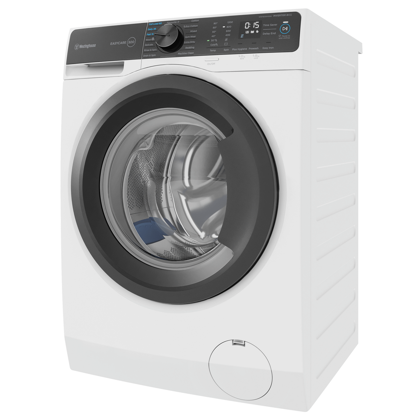 Westinghouse 8kg EasyCare 500 Series Front Load Washing Machine - White WWF8024M5WA