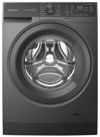 Westinghouse 9kg EasyCare 500 Series Front Load Washing Machine - Metallic Grey WWF9024M5SA