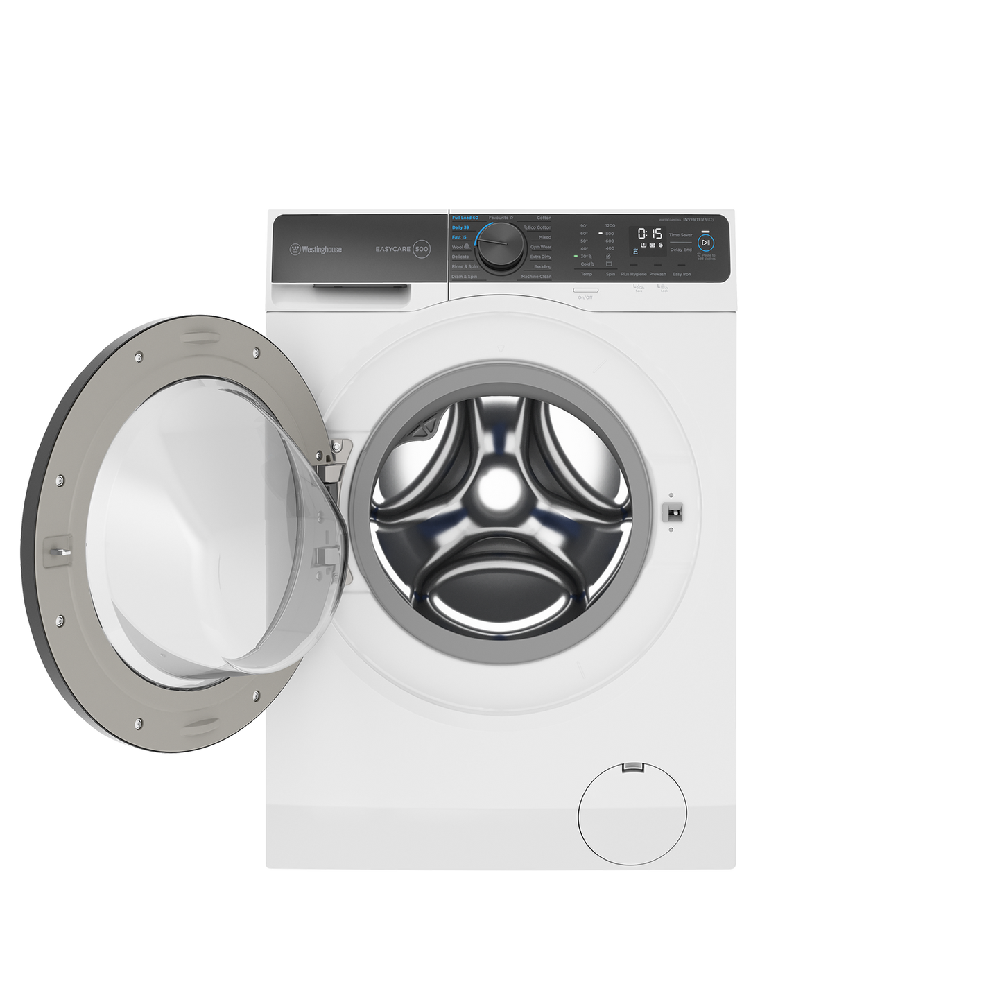 Westinghouse 9kg EasyCare Front Load Washing Machine - White WWF9024M5WA