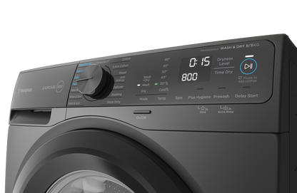 Westinghouse 9kg/5kg Washer Dryer Combo - Mettalic Grey WWW9024M5SA
